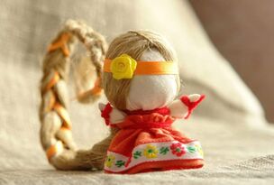 doll amulet for good luck