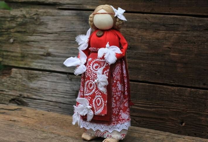 Slavic bird-joy doll, attracting well-being into the home