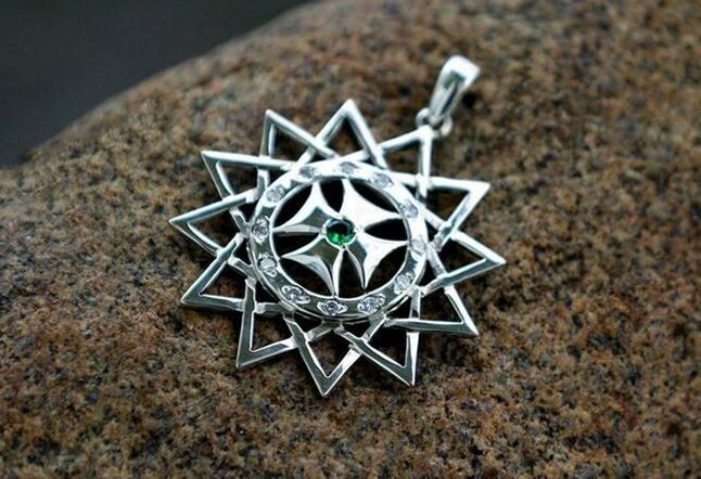 The twelve-pointed star of luck is a talisman of positive change and happy events. 
