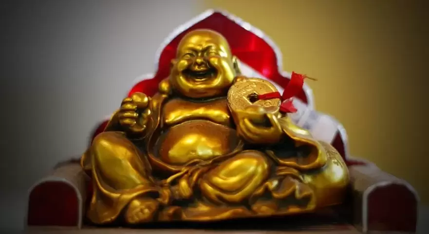good luck charm - laughing Buddha